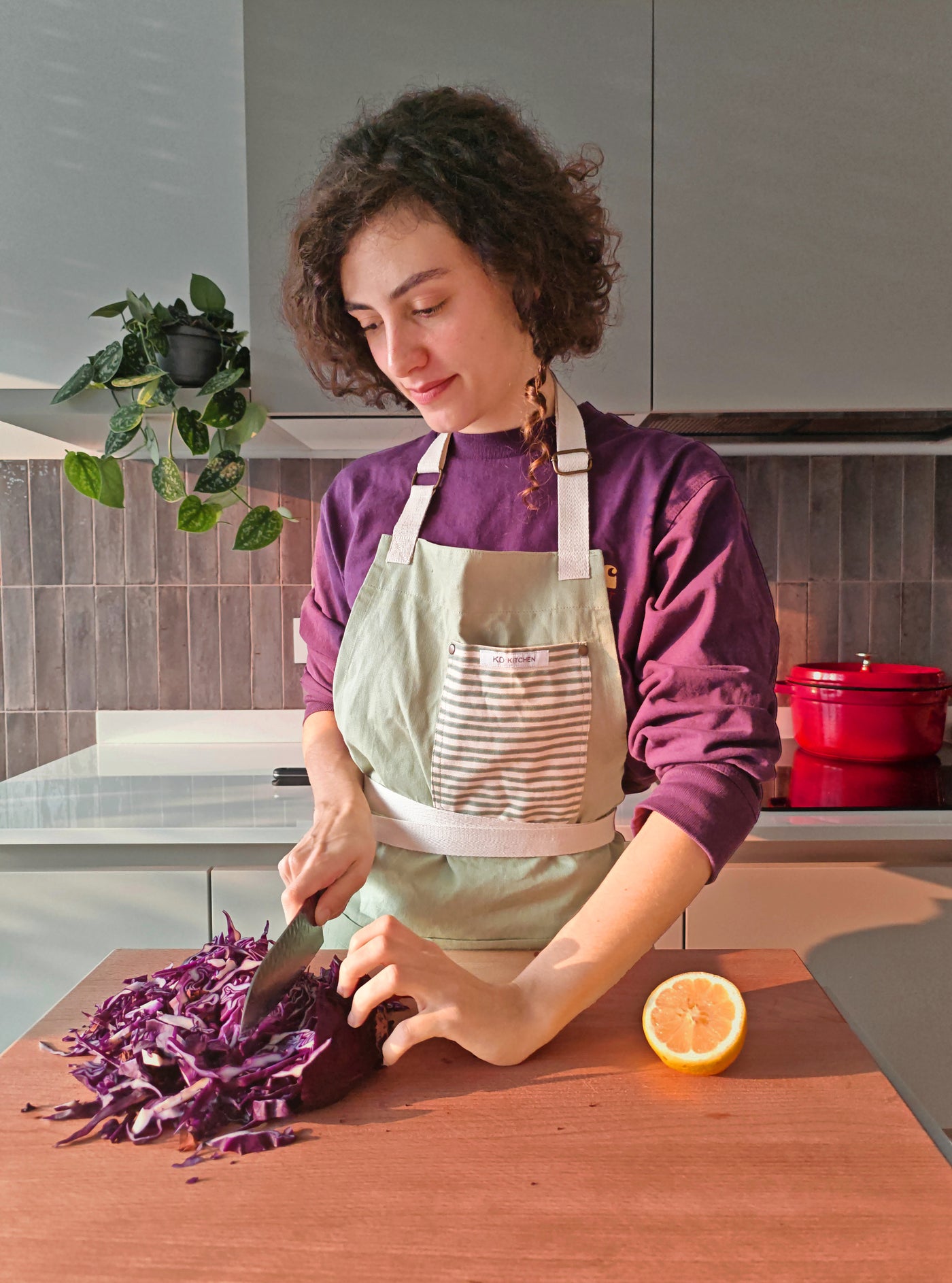 Giulia in cucina